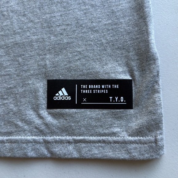 NWT Adidas Tokyo Grey Short Sleeve Tee - Picture 7 of 14